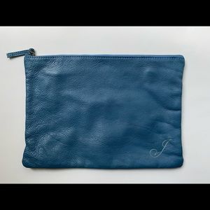 Mark and Graham Leather Bag Letter J or I